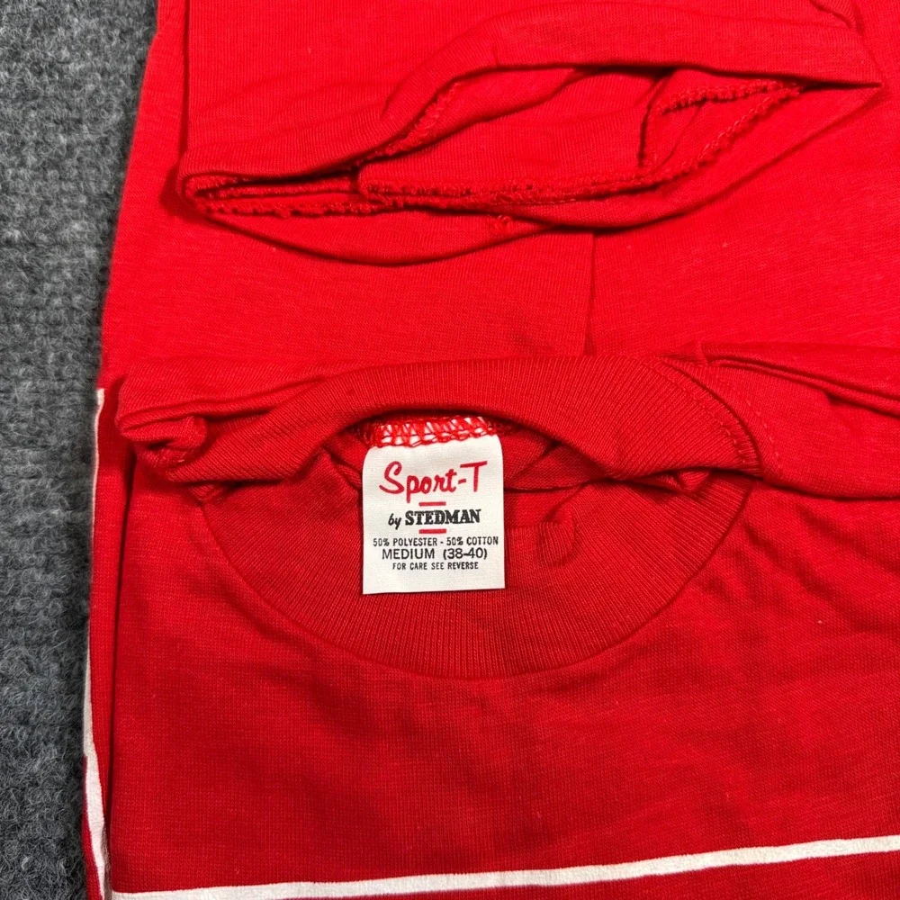 1980s Thailand Coca-Cola Double-Sided Shirt Sport-T Stedman Single Stitch New